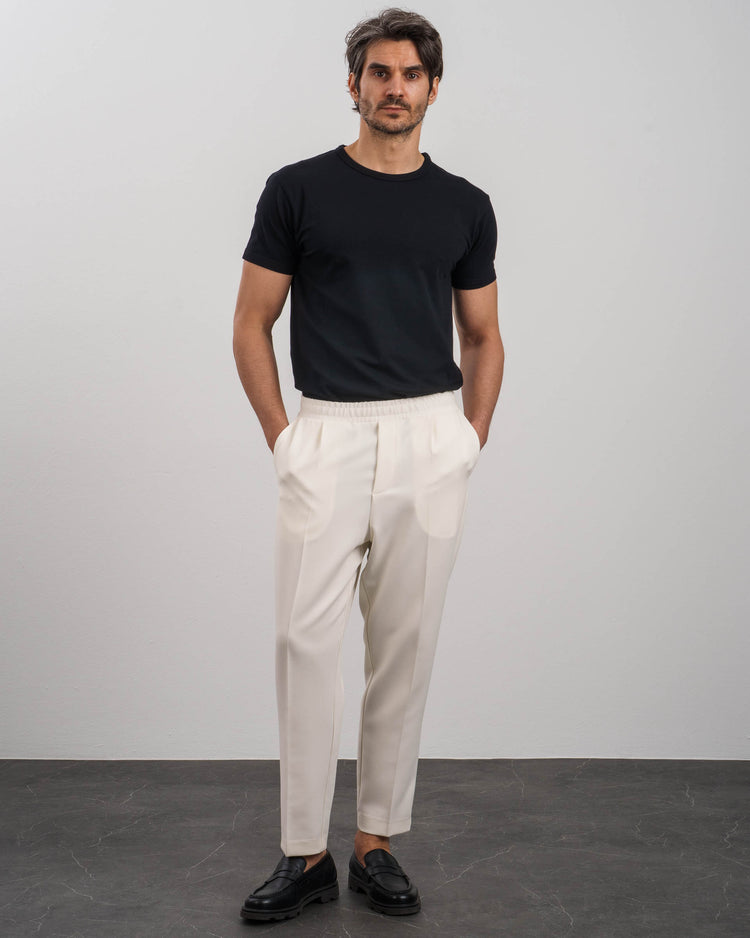 Slim Fit Pants (Off-White)