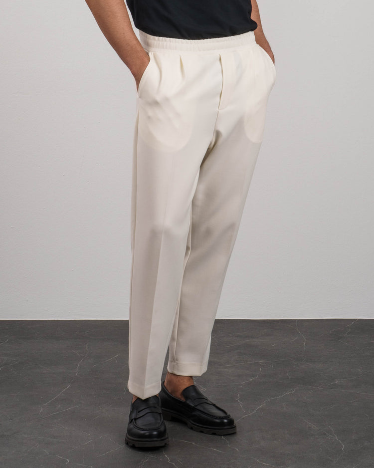 Slim Fit Pants (Off-White)