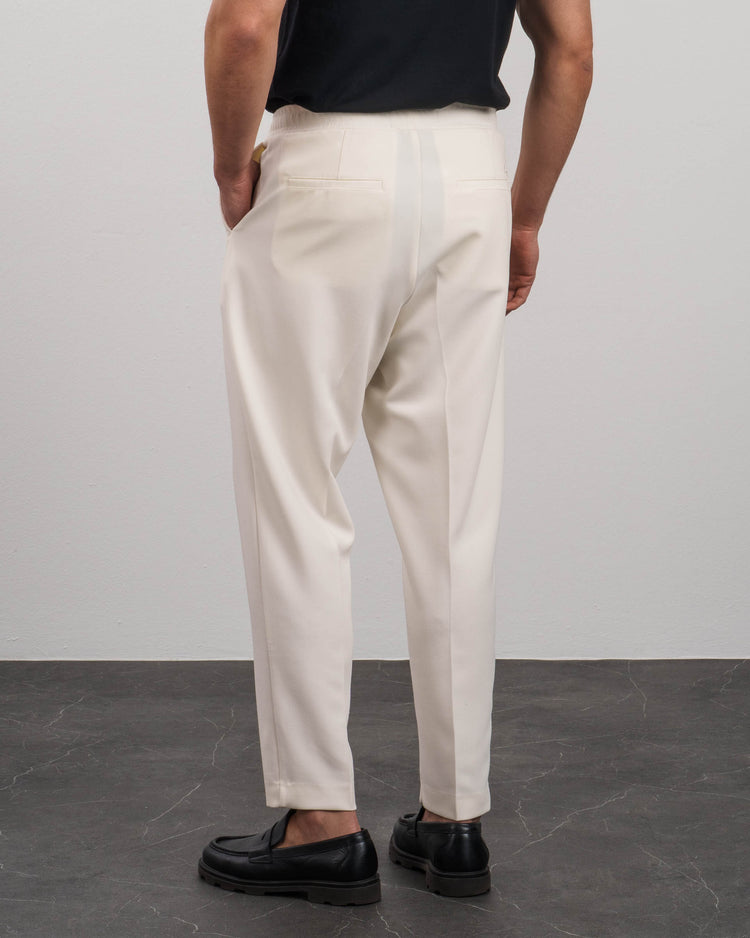 Slim Fit Pants (Off-White)