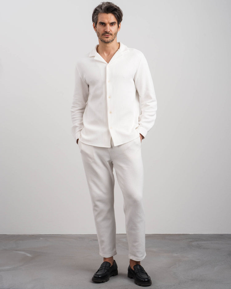 Plissee Shirt (White)