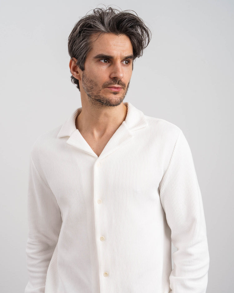 Plissee Shirt (White)