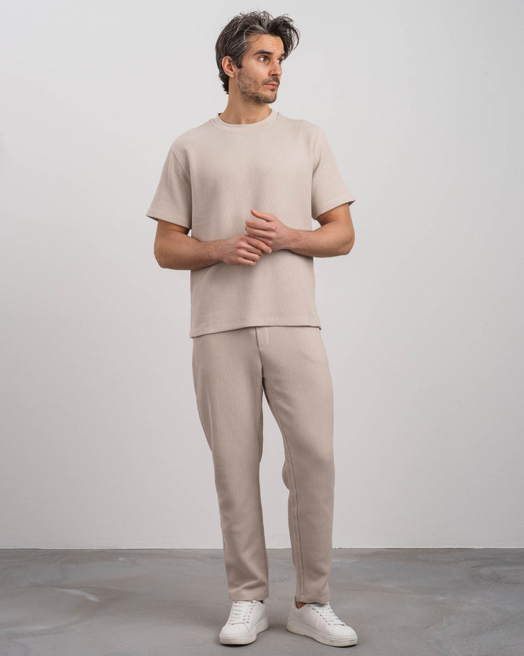 Plissee Pants (Sand)