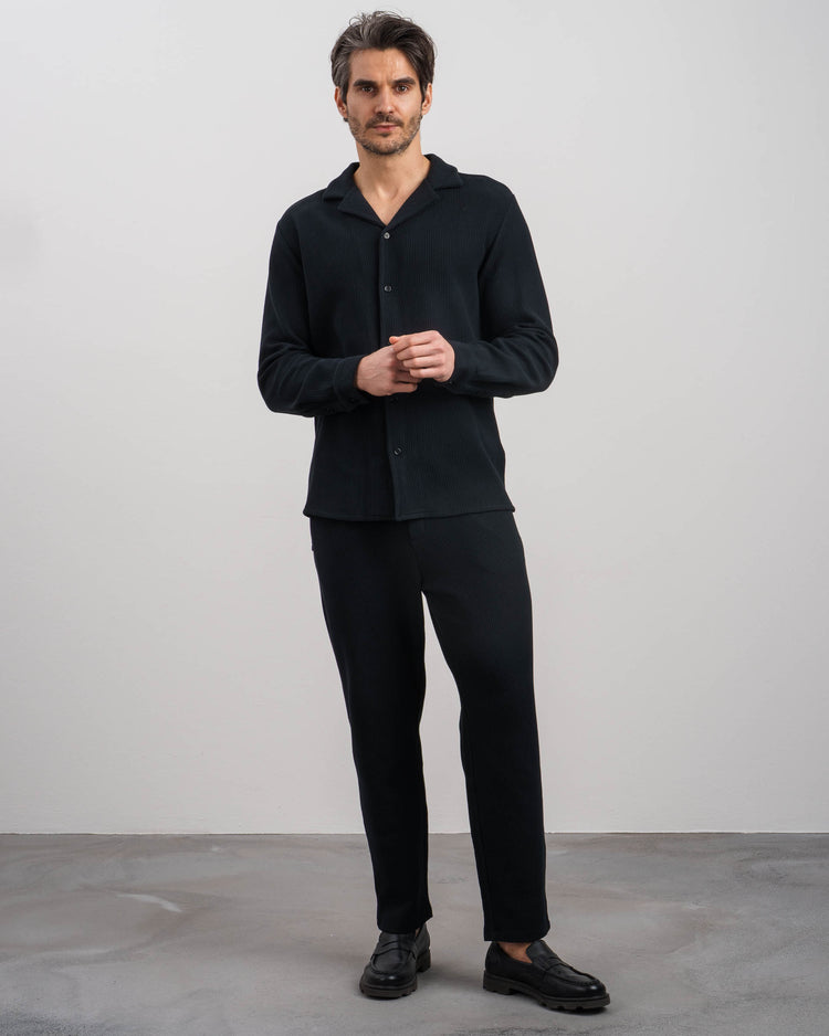Plissee Pants (Black)