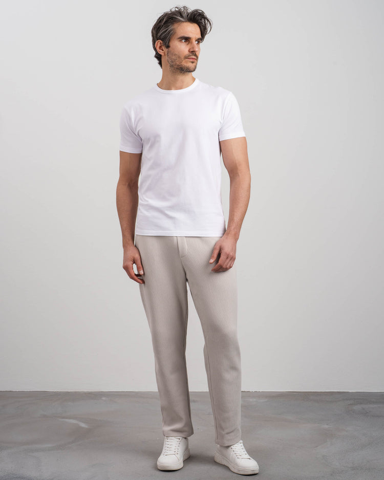 Plissee Pants (Stone)