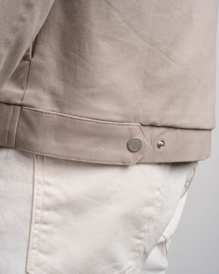 Light Harrington Jacket (Sand) - FORÀGE