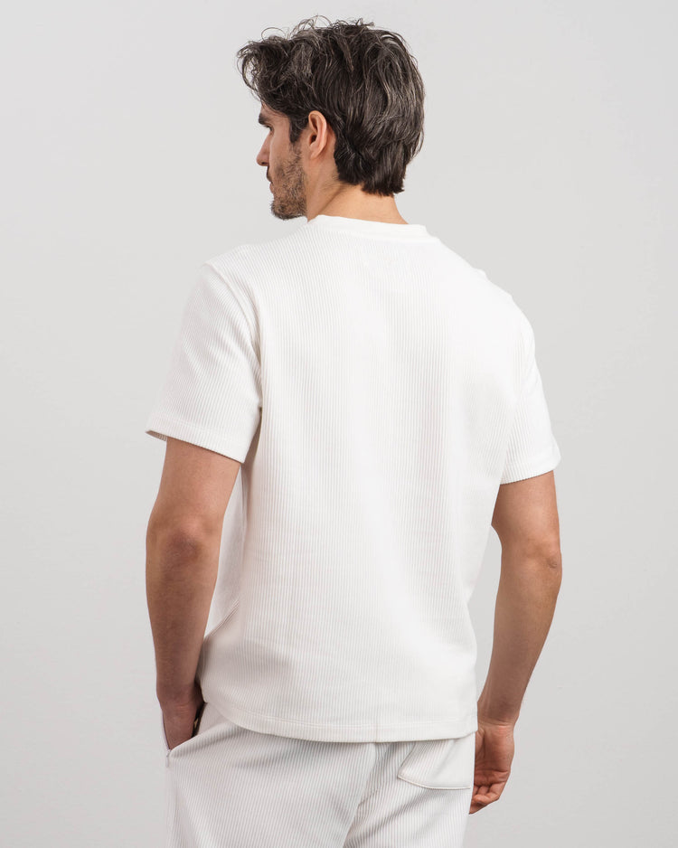 Plissee T-Shirt (White)