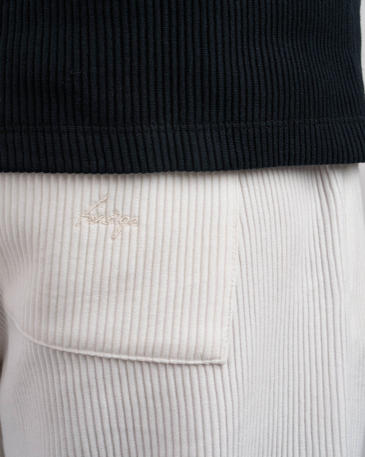 Plissee Pants (White)
