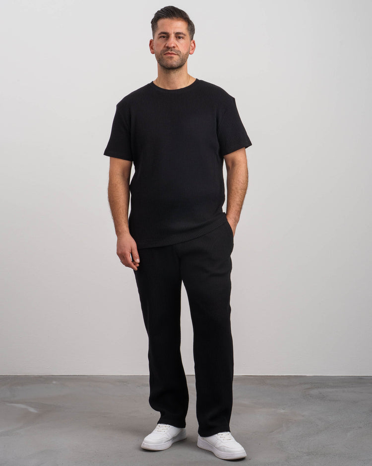 Waffle T-Shirt (Black)
