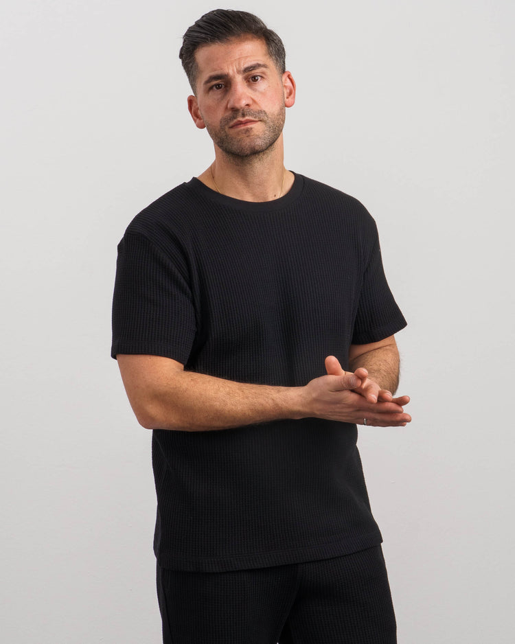 Waffle T-Shirt (Black)