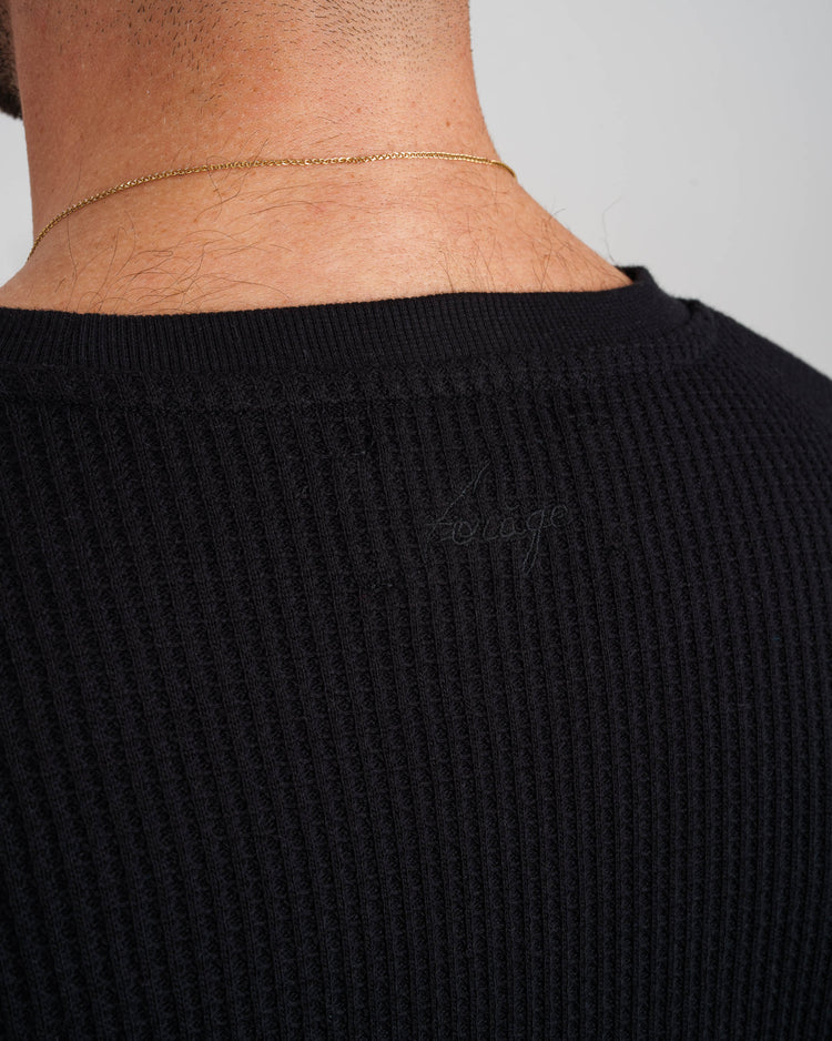 Waffle T-Shirt (Black)