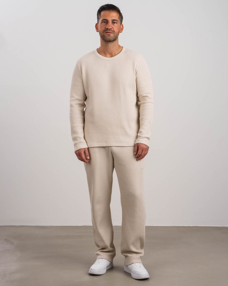Waffle Longsleeve (Sand)