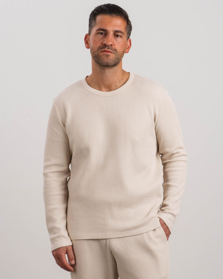 Waffle Longsleeve (Sand)