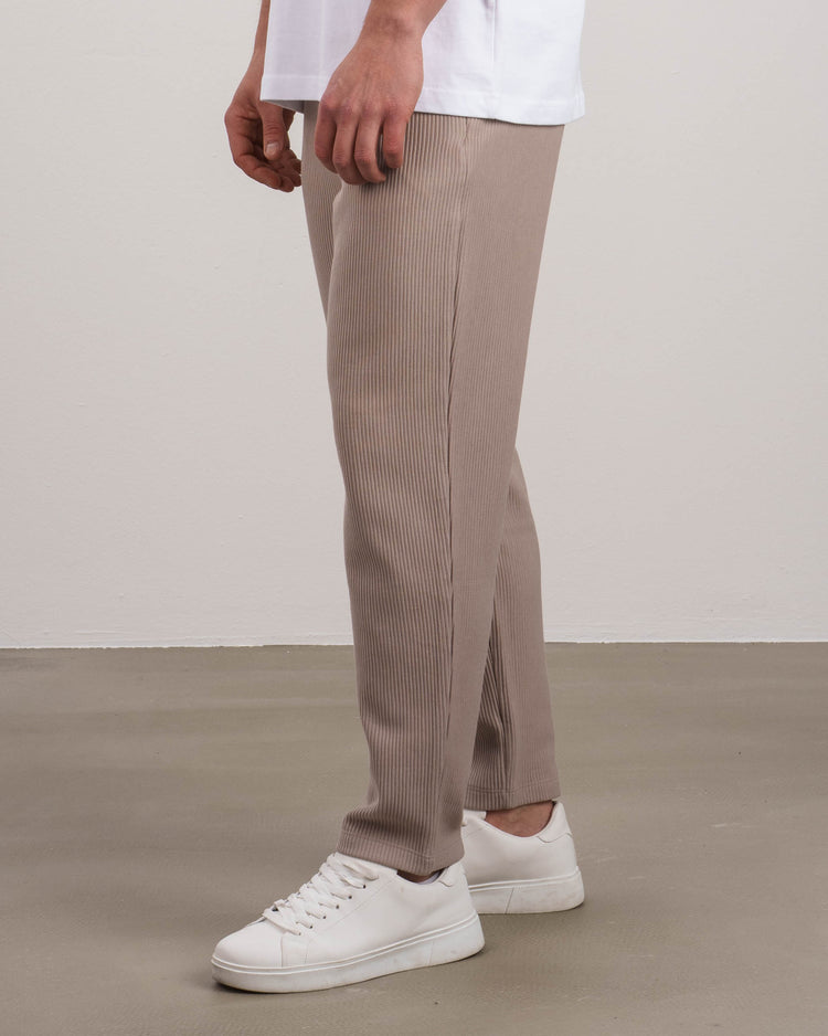 Plissee Pants (Taupe)