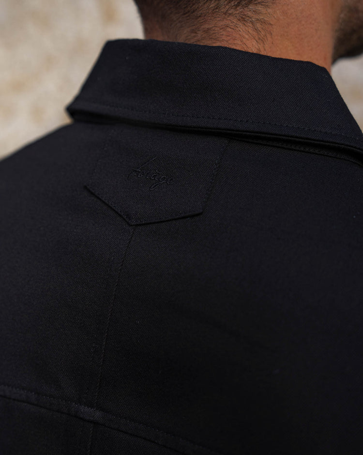 Denim Overshirt (Black)