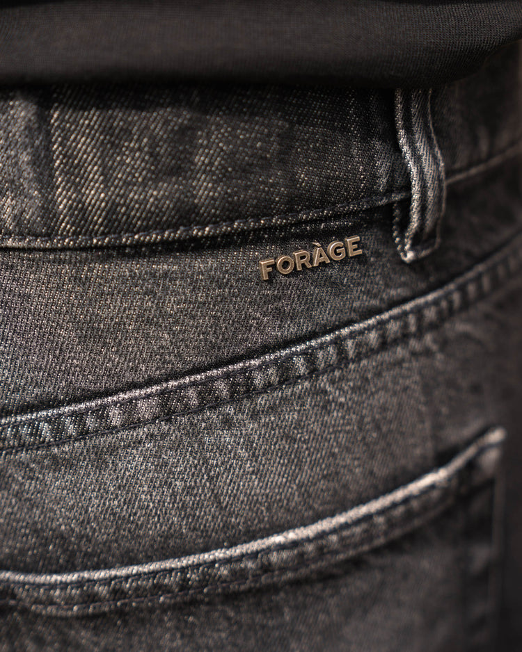 Essential Relaxed Fit Jeans (Washed Dark Grey)