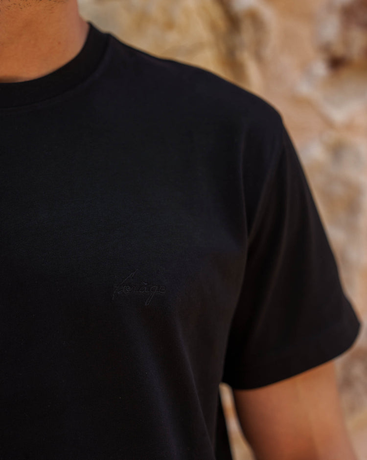 Script Logo T-Shirt (Black)