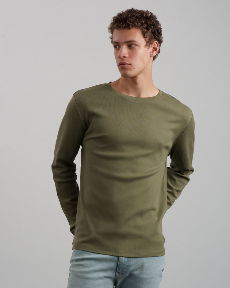 Ribbed Longsleeve (green)