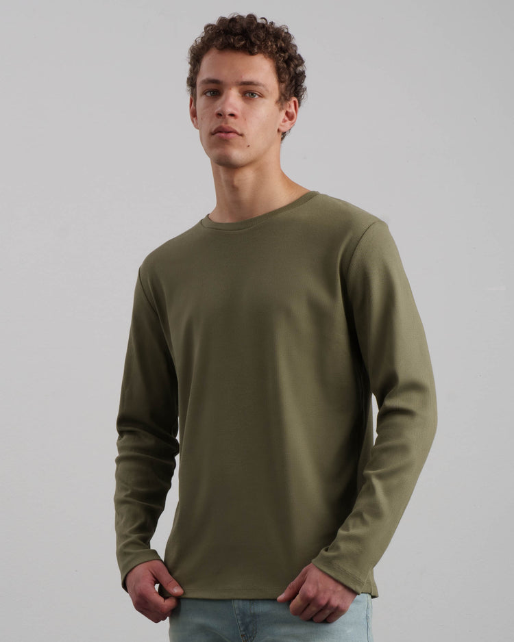 Ribbed Longsleeve (green)
