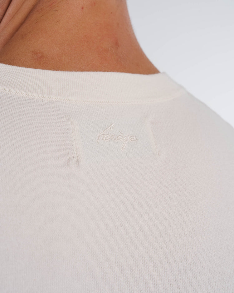 Blend Knit T-Shirt (Off-White)