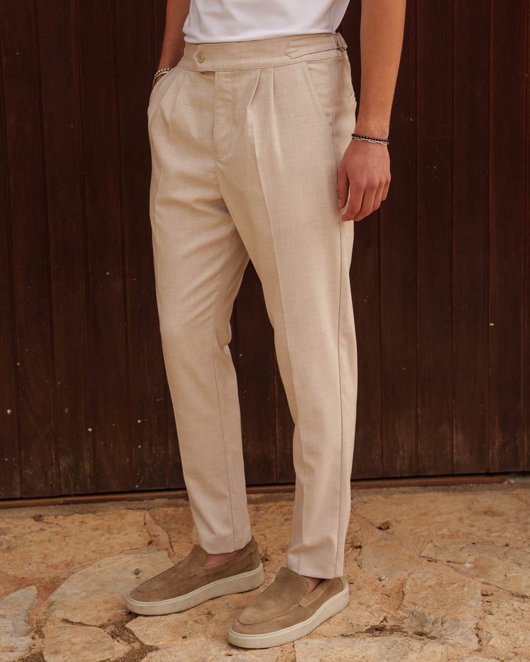 Buckle Pants (Oatmeal)
