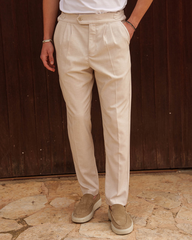 Buckle Pants (Oatmeal)