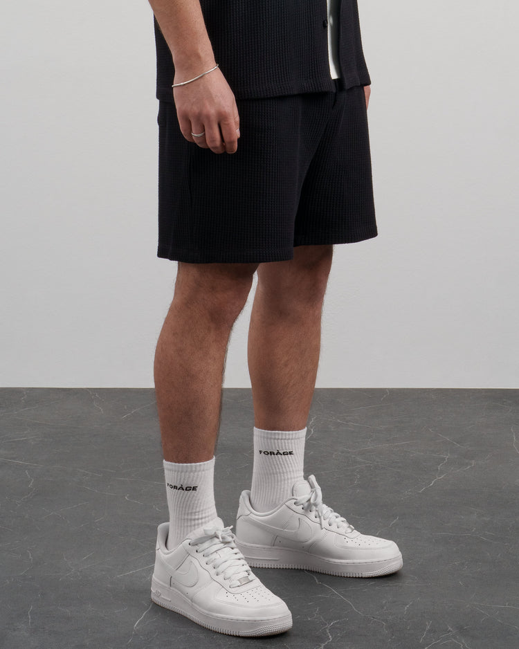 Waffle Shorts (black)