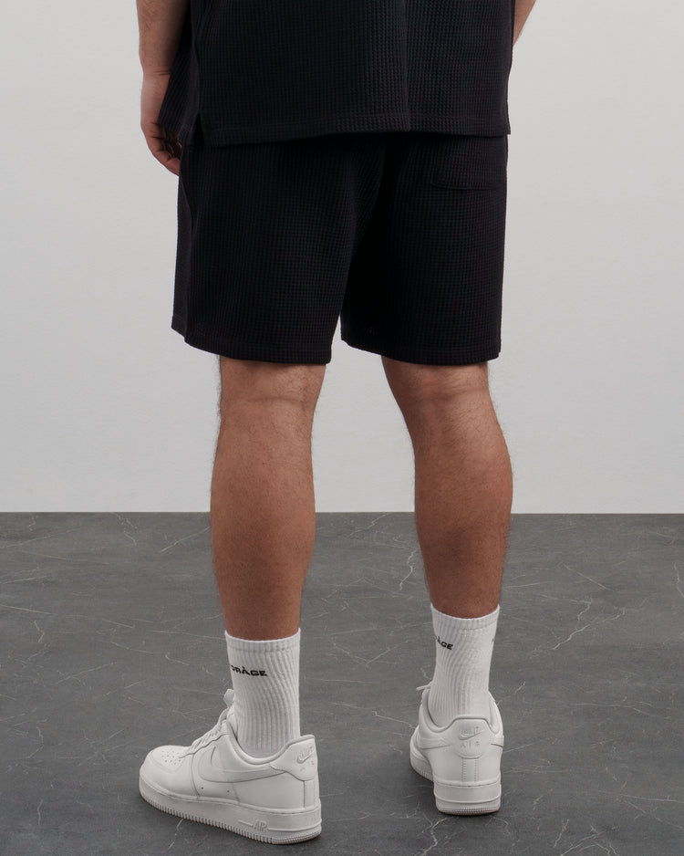 Waffle Shorts (black)