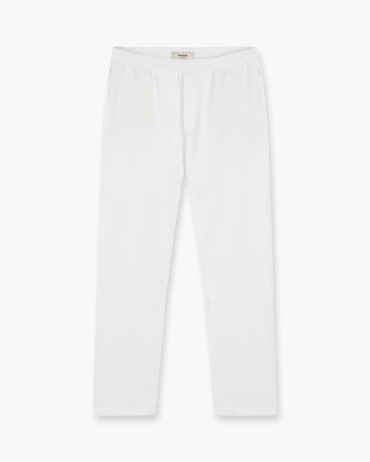 Plissee Pants (White)