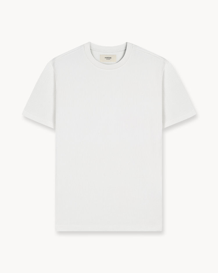 Plissee T-Shirt (White)