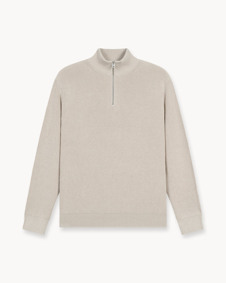 Rib Knit Sweater (Sand)