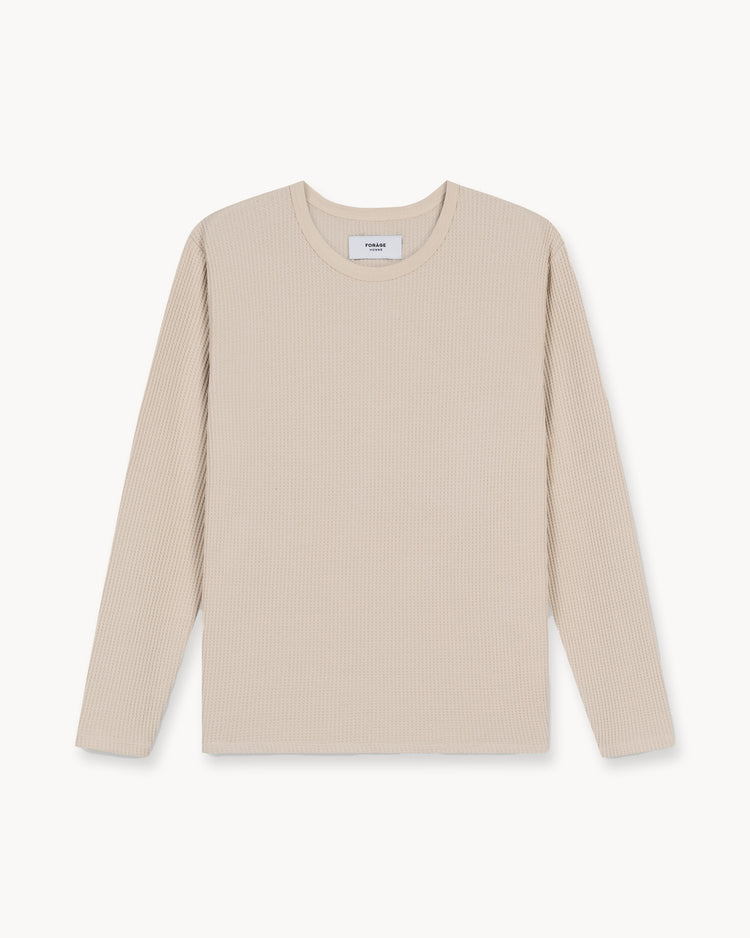 Waffle Longsleeve (Sand)