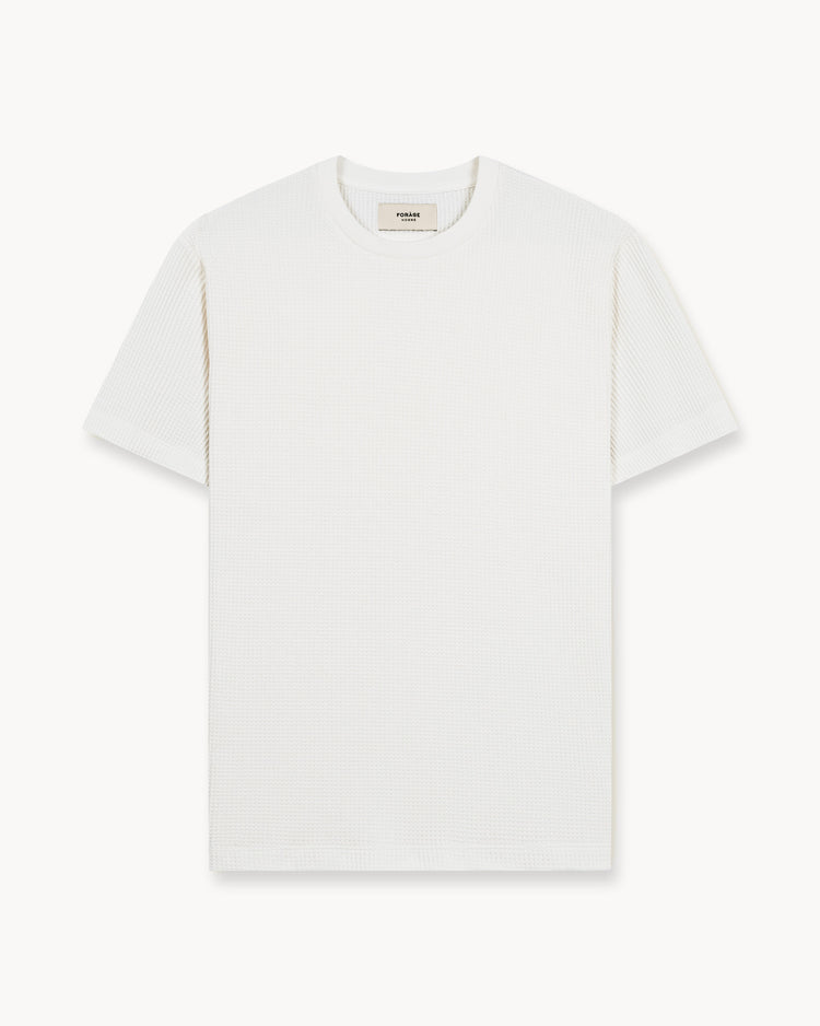 Waffle T-Shirt (Off-White)