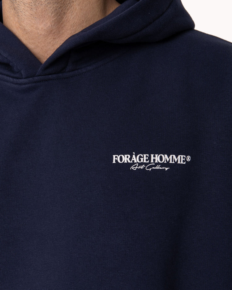 Art Gallery Hoodie Oversized (Navy)