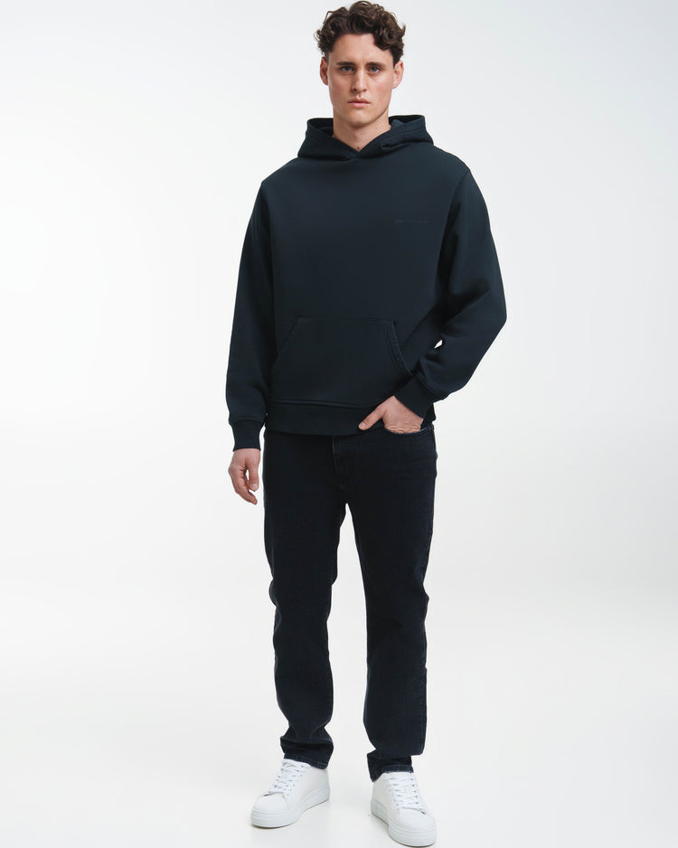 Vintage Atelier Print Hoodie (Black)