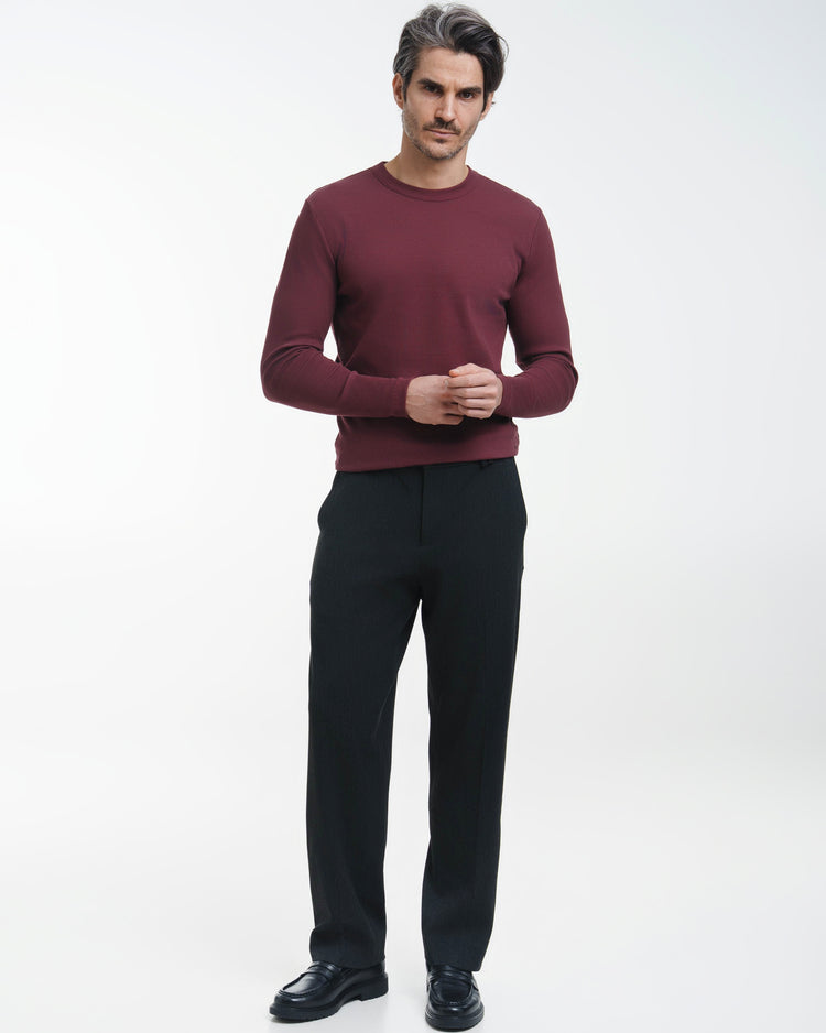 Suit Pants Regular Fit (Dark Grey)