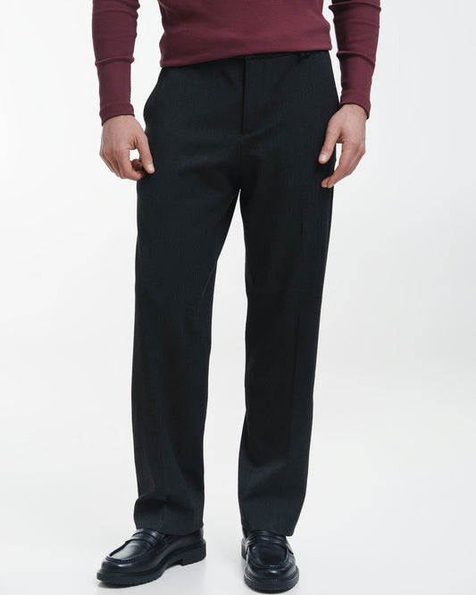 Suit Pants Regular Fit (Dark Grey)
