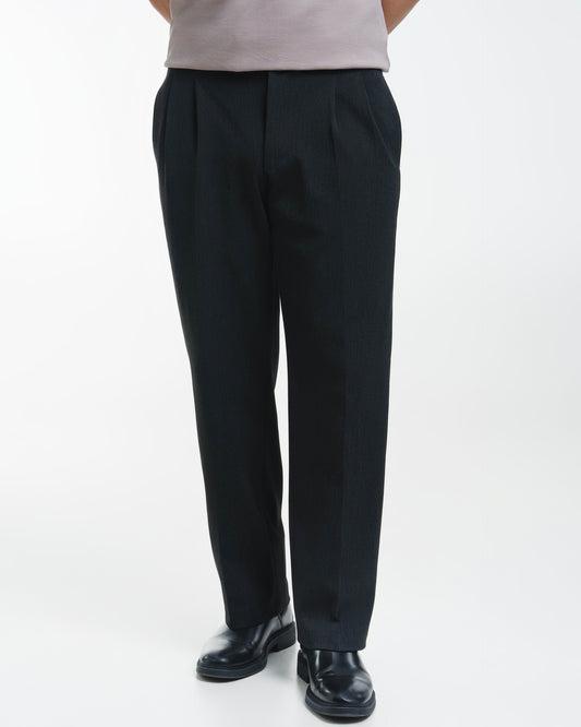 Suit Pants Loose Fit (Dark Grey)