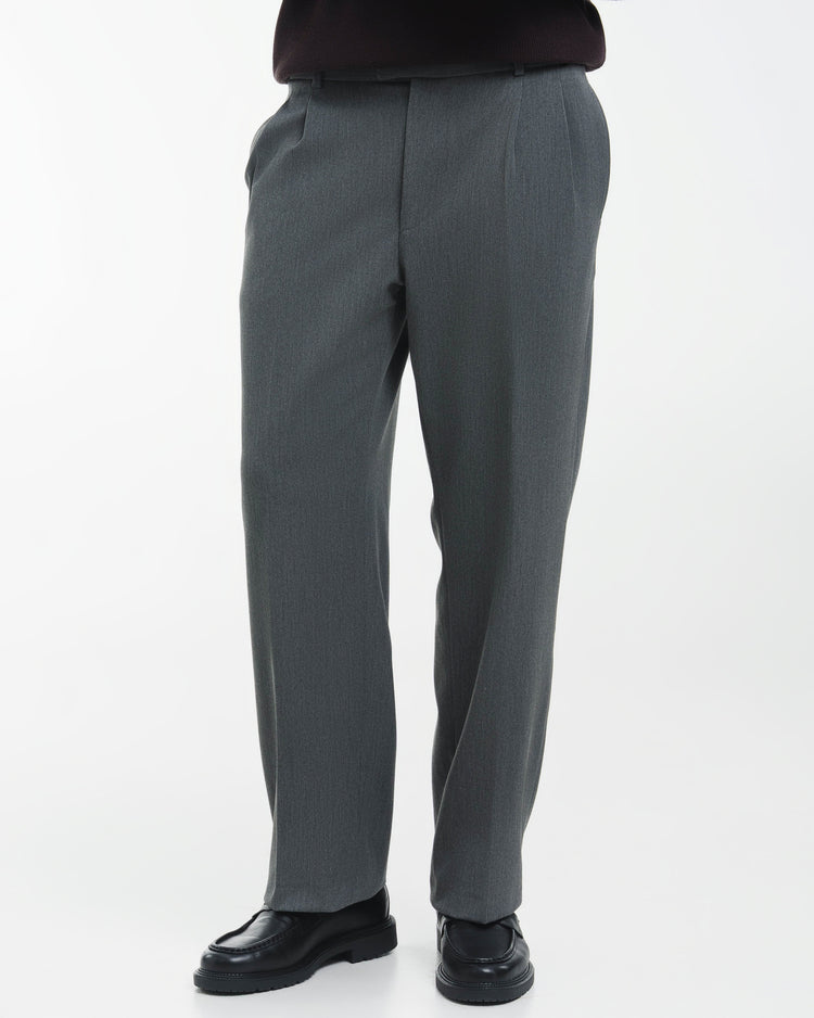 Suit Pants Loose Fit (Mid Grey)