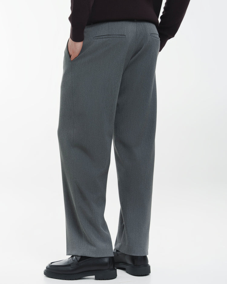 Suit Pants Loose Fit (Mid Grey)