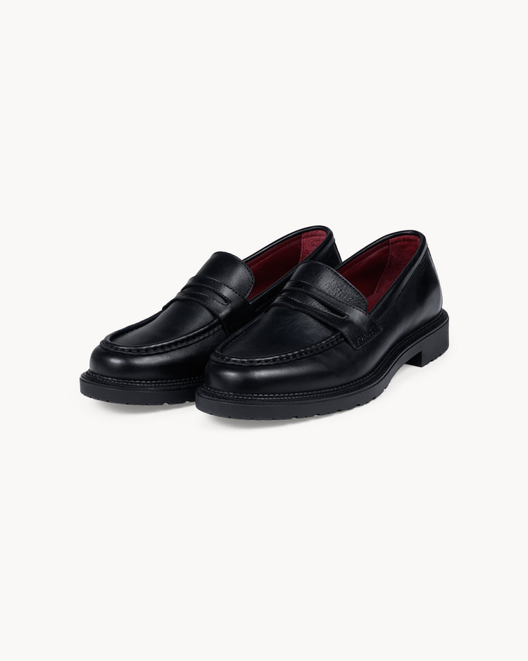 Leather Loafer (Black)
