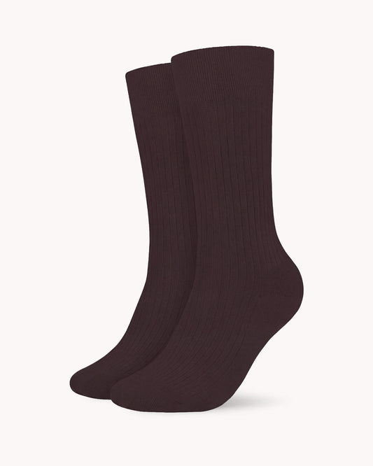 Classic Socks 2x (Chocolate Brown)