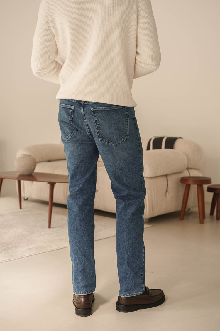 Essential Regular Fit Jeans (Mid Blue)
