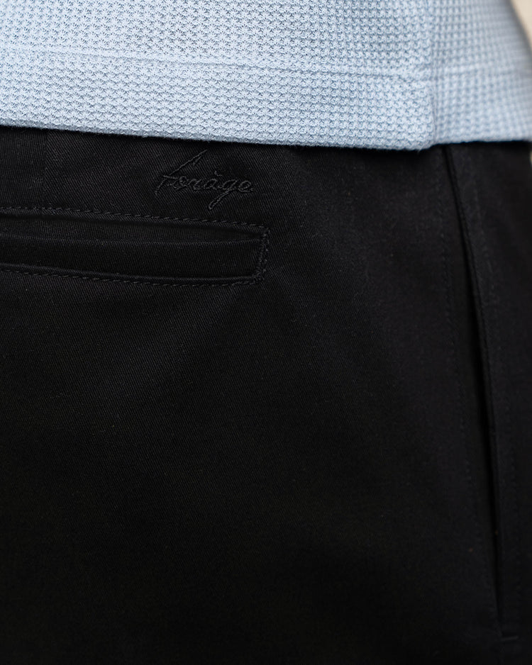 Chino Pants Regular Fit (Black)