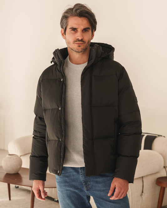 Down Puffer Jacket (Black)
