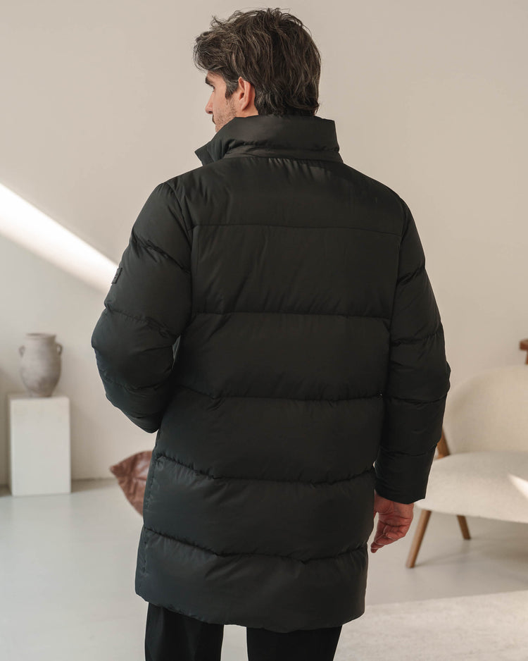 Down Puffer Coat (Black)