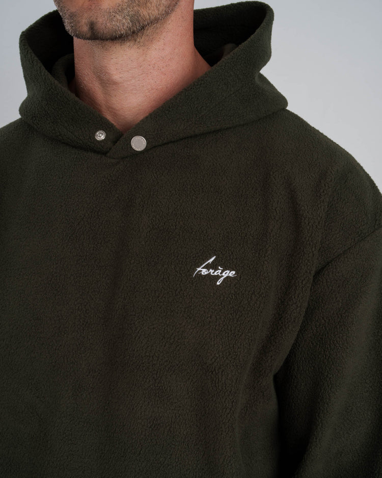 Fleece Hoodie (olive)