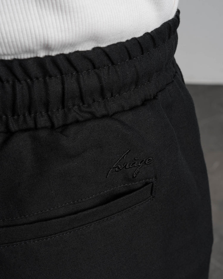 Linen Shorts (Black)