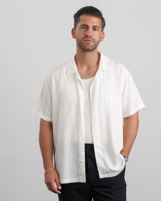 Resort Short Sleeve Shirt (off-white)