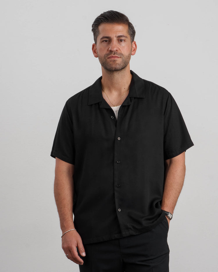 Resort Short Sleeve Shirt (black)