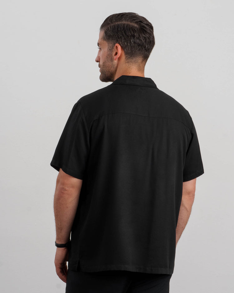 Resort Short Sleeve Shirt (black)